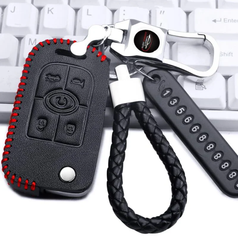 

Car Key Case Bag Holder Protective Sleeve Cover For Excelle Verano Regal Lacrosse Encore Envision La Crosse Etc.