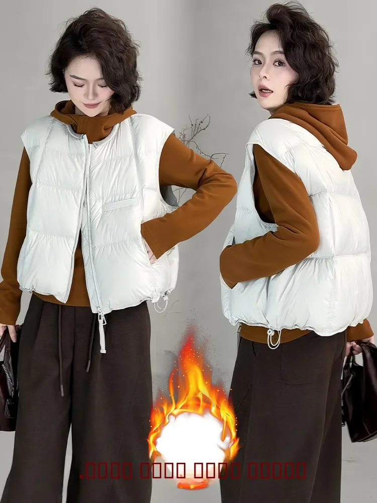 Faionable afslankende jas dames winter nieuw klein formaat Fce warme jas woon-werkverkeer slep ritssluiting ontwerp ronde ne