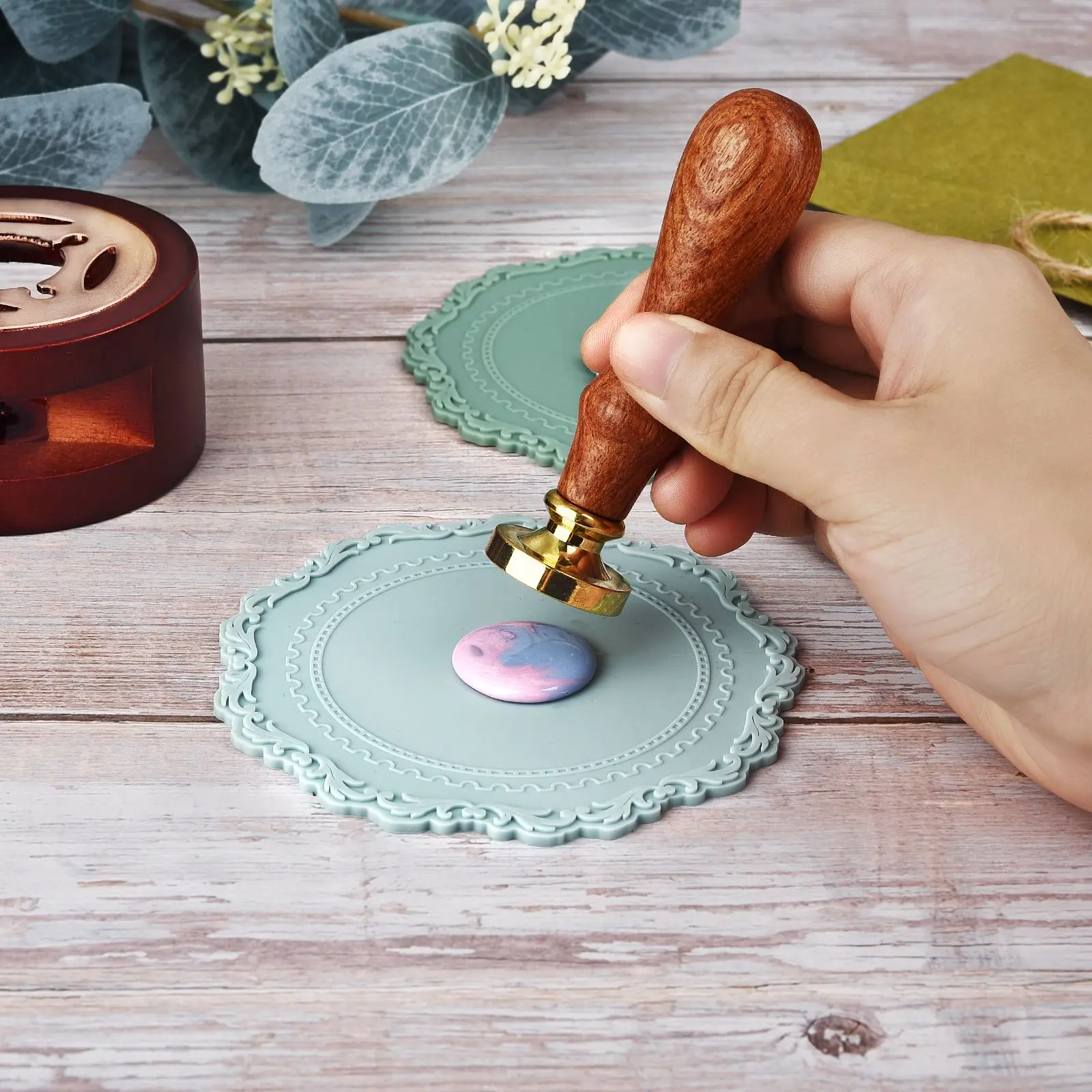 Silicone Sealing Wax Board Pad Wax Seal Fire Lacquer Mold Paint Backing For DIY Wedding Brithday Party Gifts Sealling Wax Pads