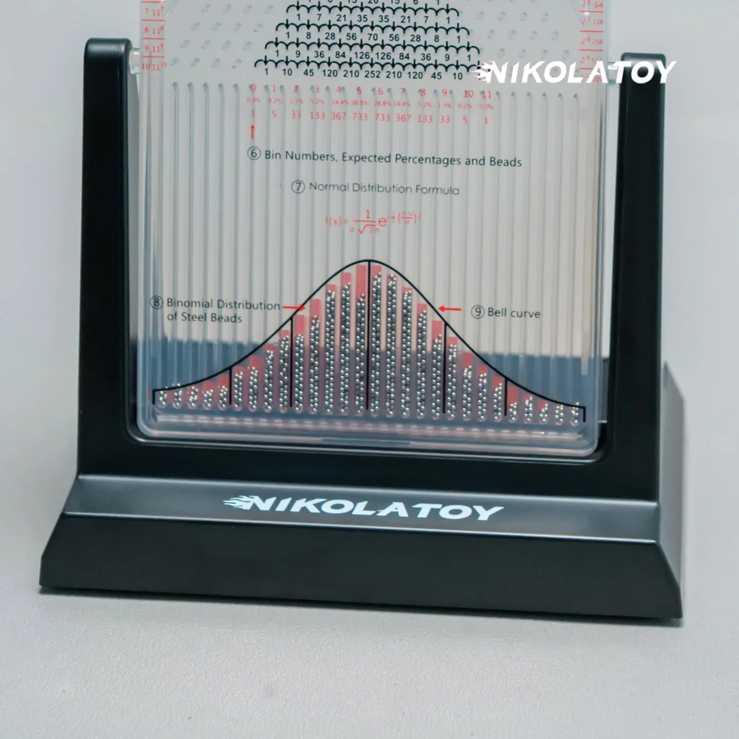 Galton Board model ornaments toys GaltonBoard normal distribution model mathematics teaching aids
