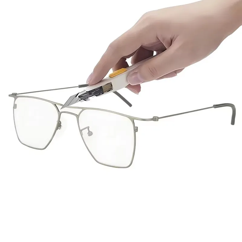 Glasses Frame Titanium Ultralight 7g Square Double Beam Design Eyeglasses Fashion Eyewear Men Woman Rectangle EU US Face Shape