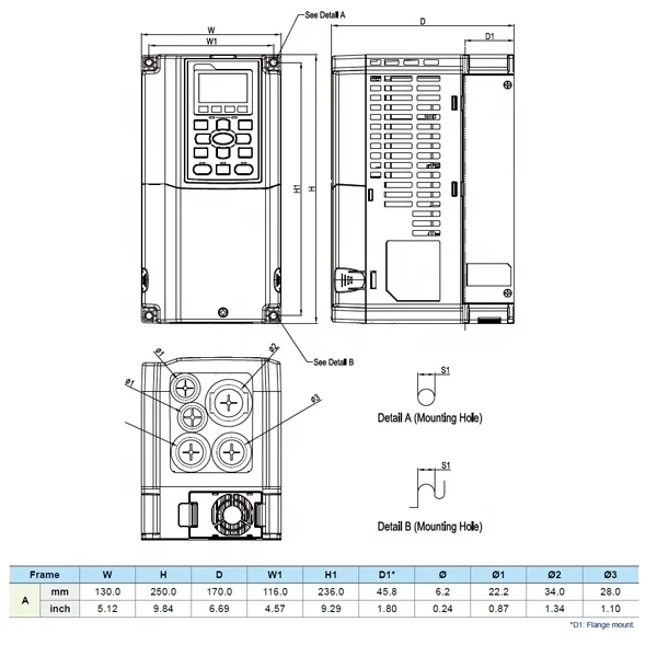 Nieuwe En Originele Delta C2000 + Vfd Serie 3 Fase 460V 2.2kw 3hp 6 Ampère Aandrijving Inverter Variabele Frequentie Drivers