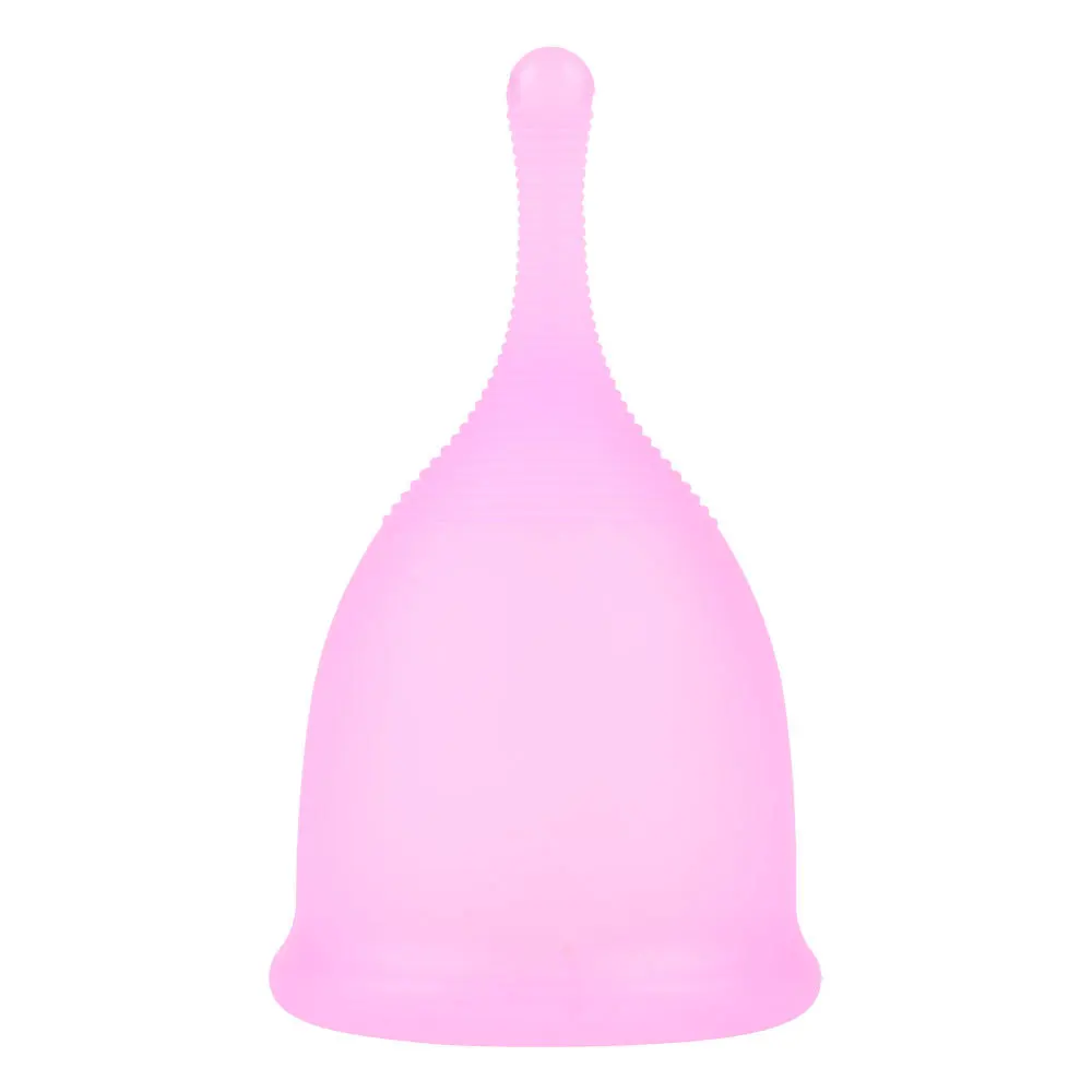 Copa Menstrual reutilizable de silicona para mujer, Colector de copa médica, Color púrpura, higiene femenina