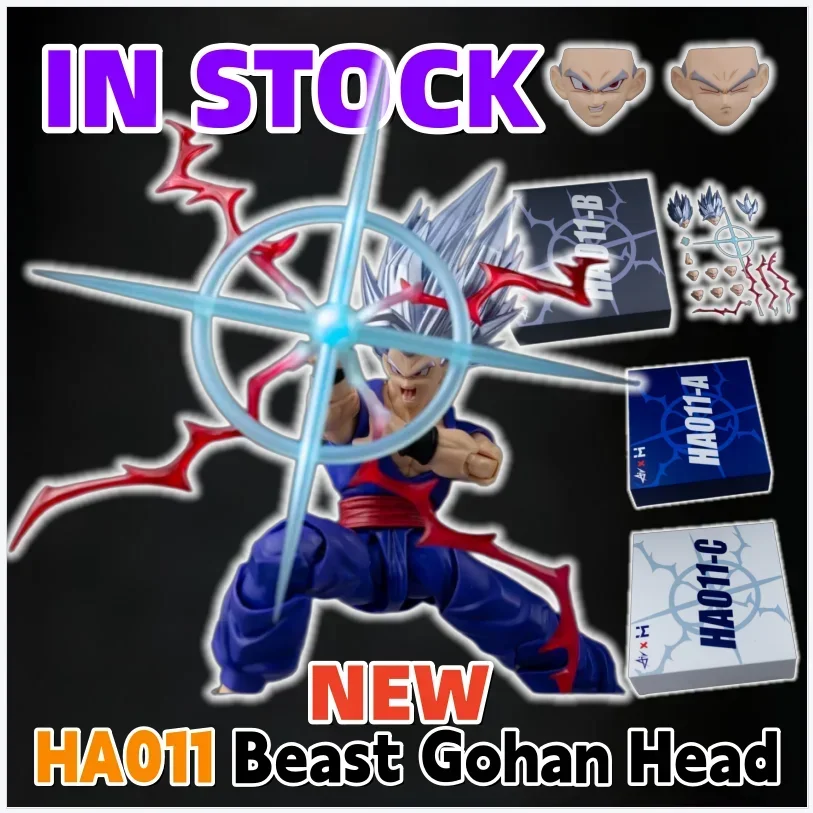

NEW Air&HM HA011 CUSTOM Dragon Ball Beast Gohan Head Sculpture Kit Anime Action Figure SHF Figurine DBZ Collectible Model Toys