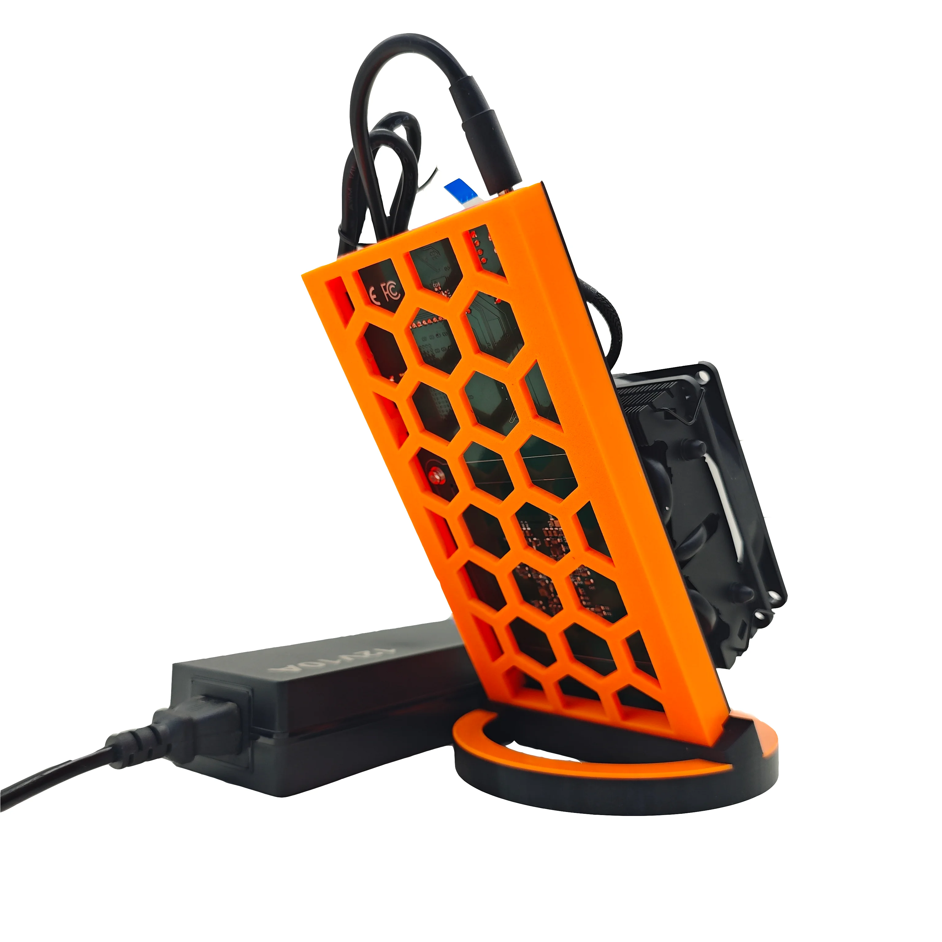 Bitaxe NerdQaxe 4,8 75 Вт ASIC Miner BTC Miner Новые вентиляторы с открытым исходным кодом Bitaxe NerdQaxe 4,8T