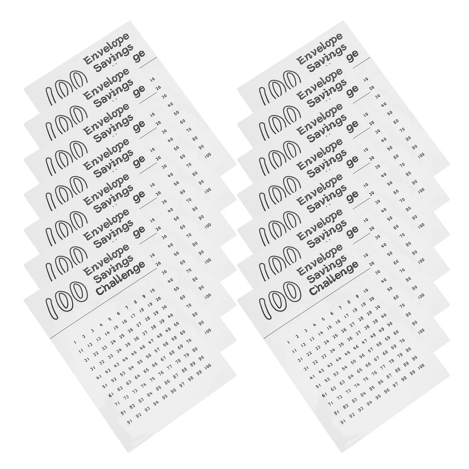 

25 Sheets Round Number Stickers 1-100 Small Self-Adhesive Waterproof Decals for Classroom Tables Office Doors Home Address