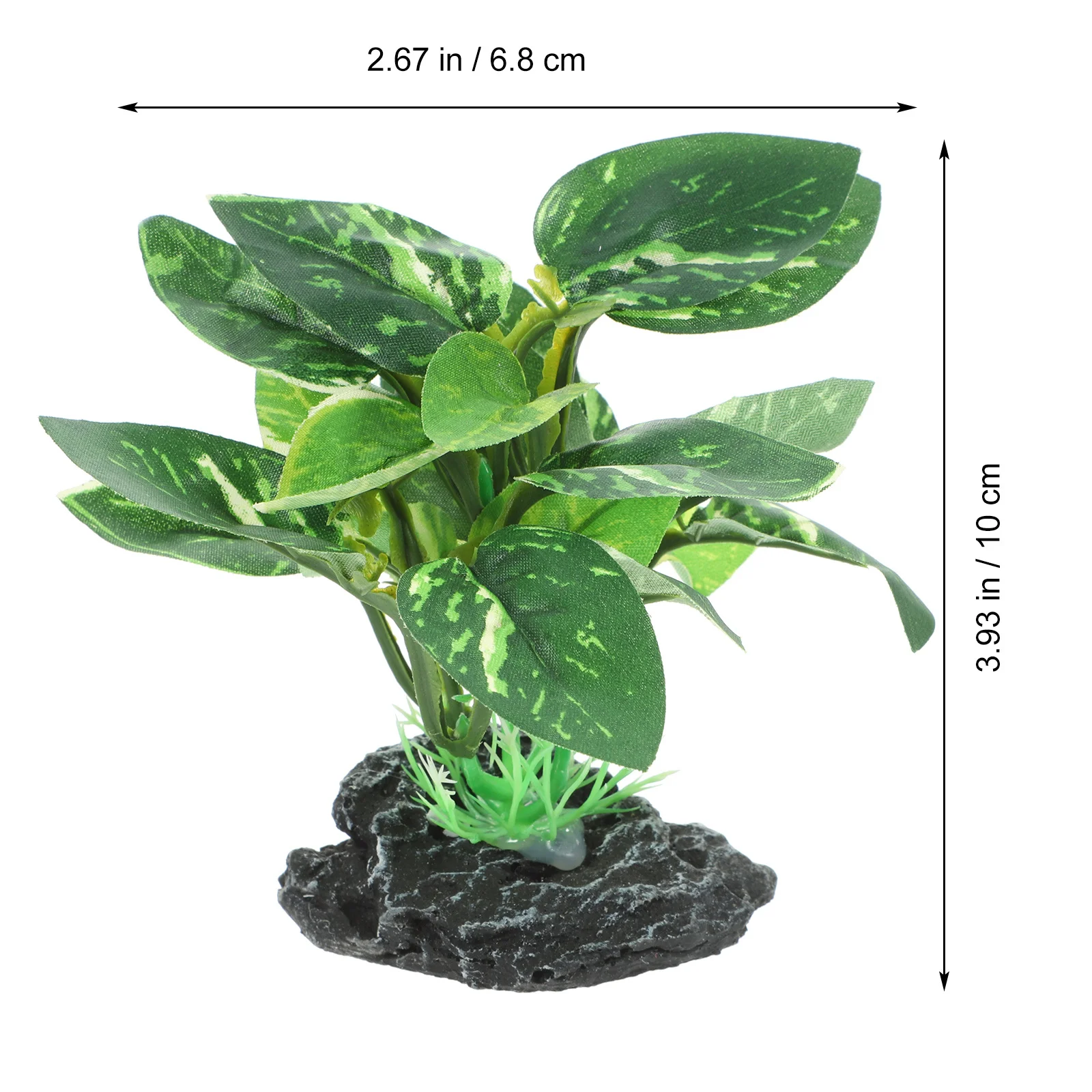 

Fish Tank Plant Decor Aquarium Plants Plastic Realistic Durable No Fade Safe for Fresh Salt Water Decoration Fish Tank Plants