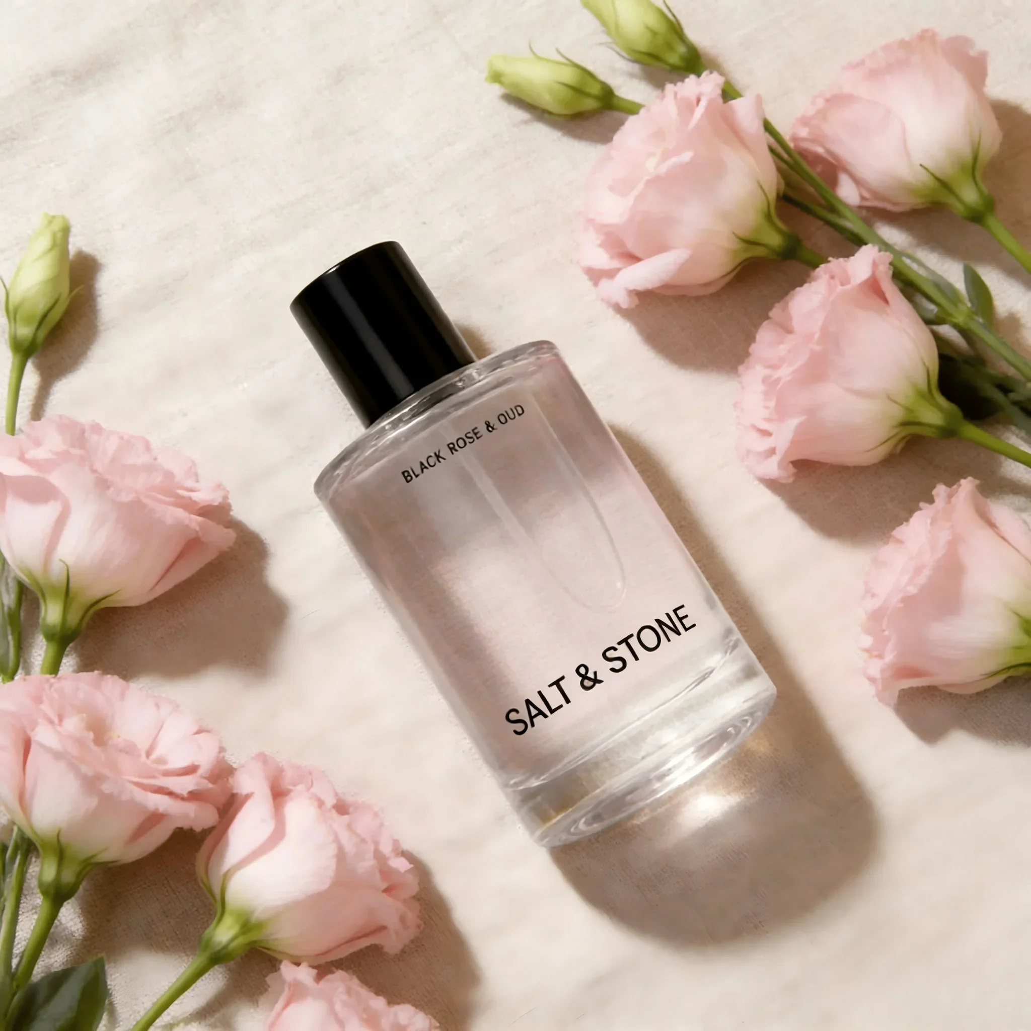 SALT & STONE Black Rose & Oud Eau de Parfum for Men & Women, 3.4 fl oz (100ml) Long Lasting Luxury Unisex Fragrance, Deep Floral Woody Perfume Spray - view 2