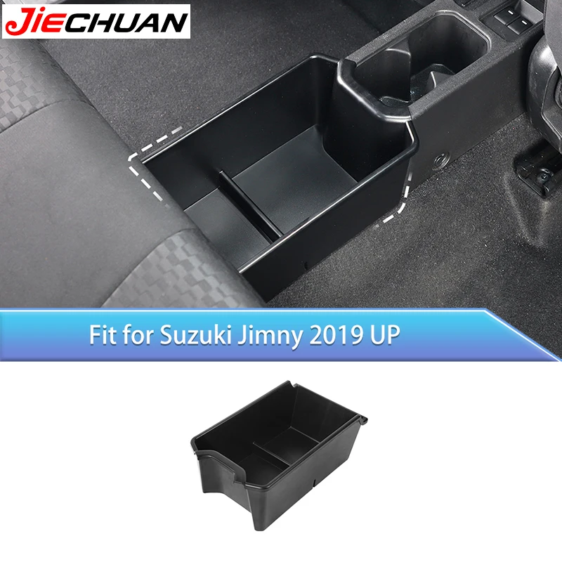 

JIECHUAN Car Rear Seat Storage Box Organizer tray Fit For Suzuki Jimny 2019 Up 4-Door Version Car Interior Accessories