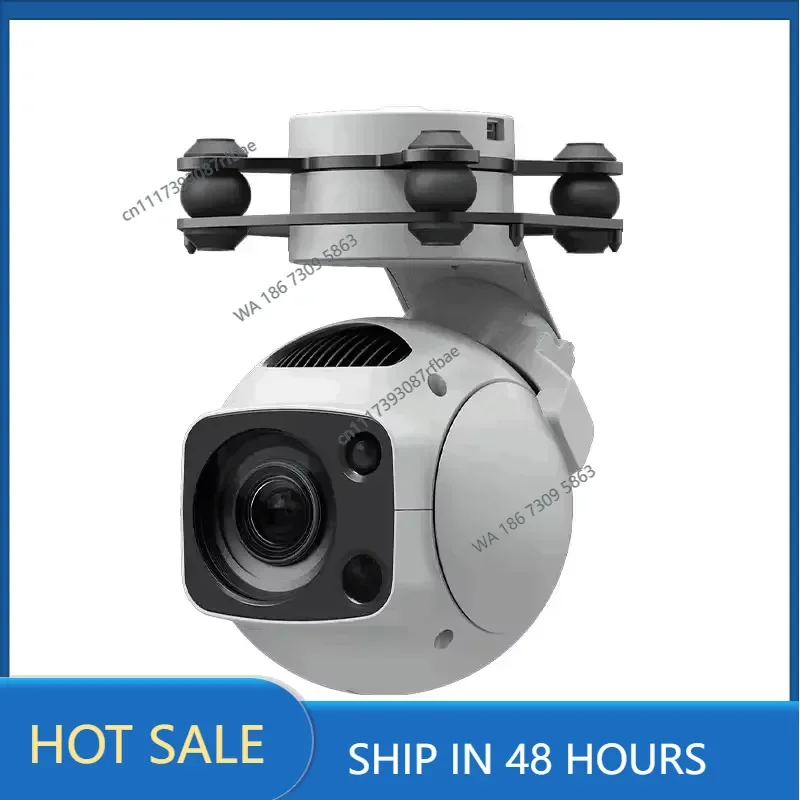 Foxtech SYK-10L 30X Equipped Wide-angle Optical Zoom AI Continuous Lock Tracking Night Vision 3 Axis Gimbal Camera