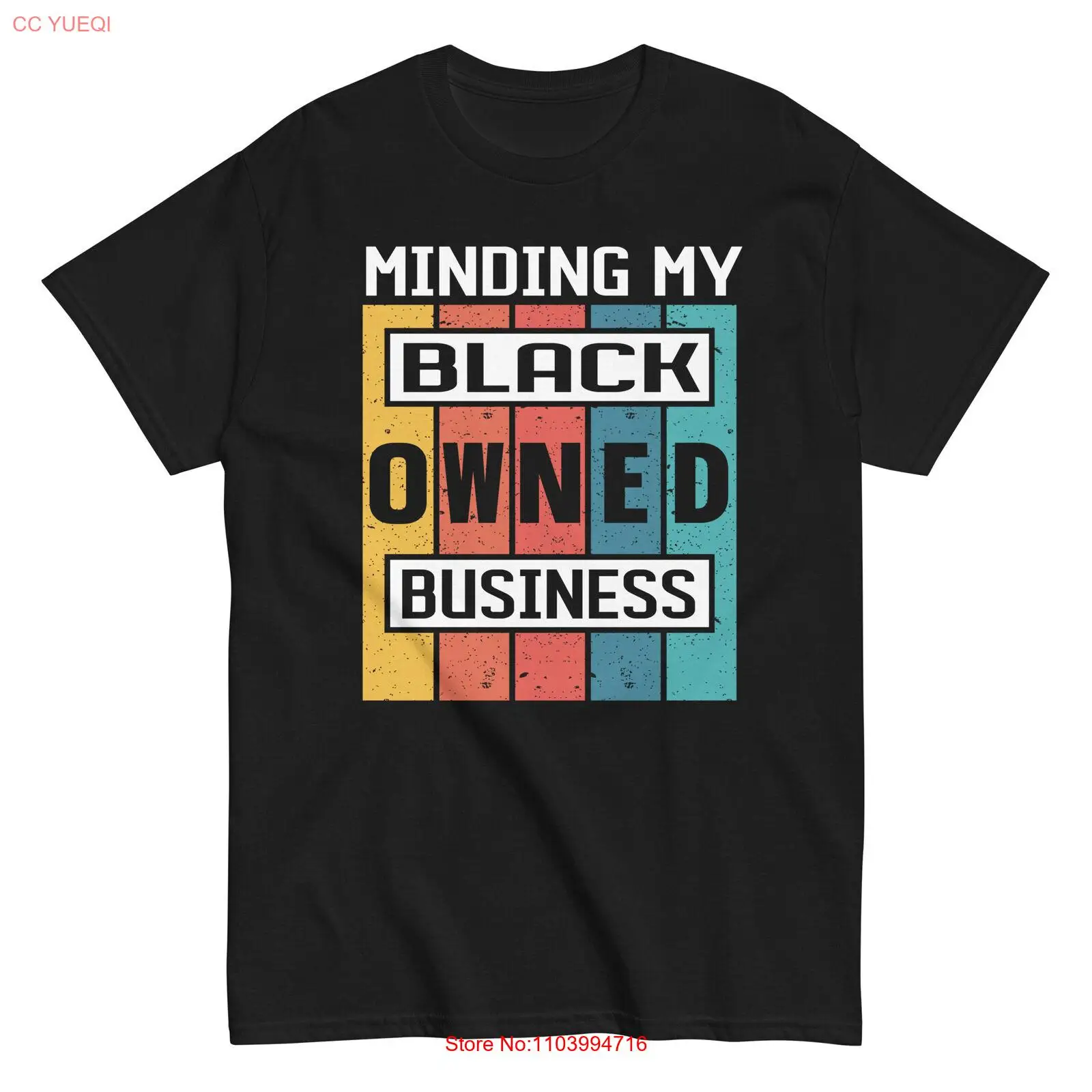 Entrepreneur T-Shirt Minding My Black Owned Business Support Black Entrepreneurs