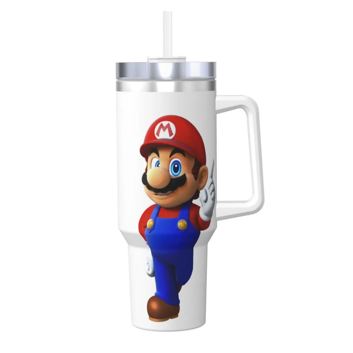 

Super Mario Character Artwork Tumbler Cold Drink Water Bottle Portable Stainless Steel Coffee Mug Design Camping Car Mugs