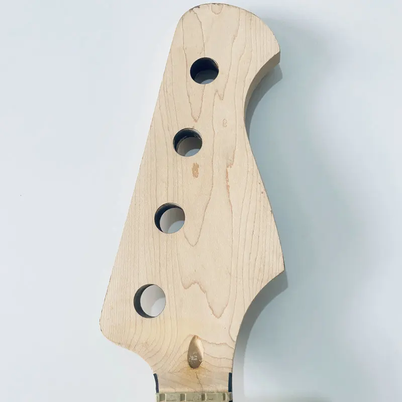 EN411 Custom Order 4 String Electric Bass Neck Natural Maple No Paints Unfinished Version 20 Frets for DIY Replace