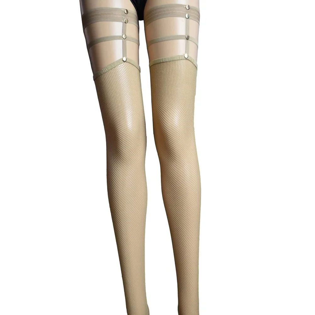 

Club Wear Black Punk Fishnet Stockings Lace Thigh High Lingerie Exotic Women Sexy Stockings Club Wear Lingerie