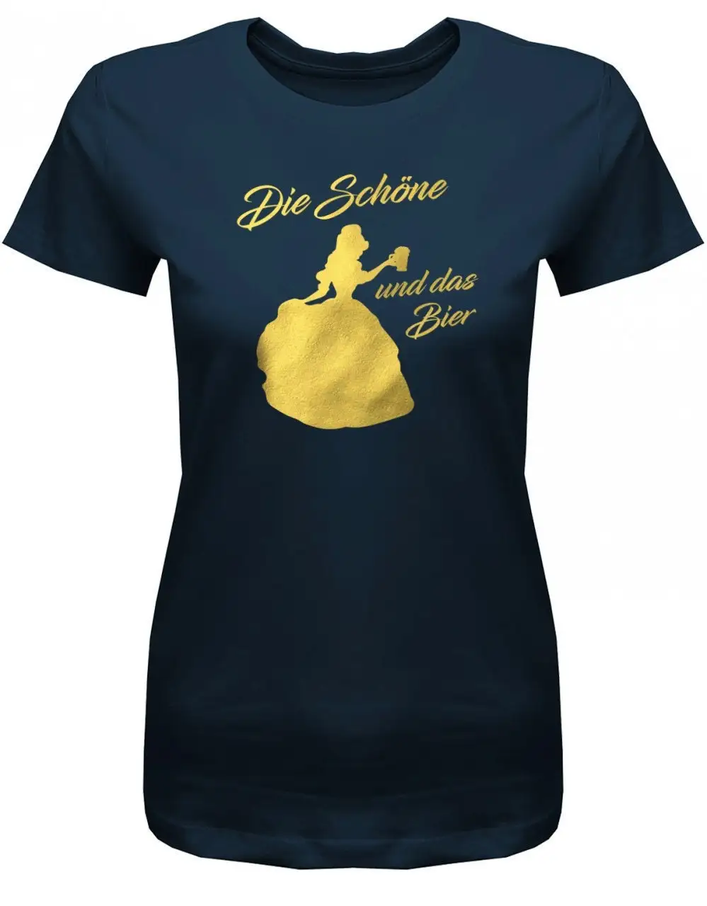 Die Schöne Und Das Bier Jga Party Damen T Shirt