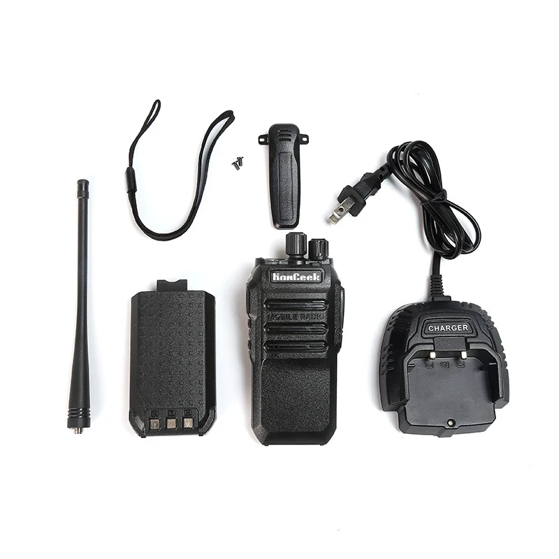 

HamGeek HG-528 12W 10KM UHF Mobile Radio 16-Channel FM Transceiver For Hotels Construction Sites