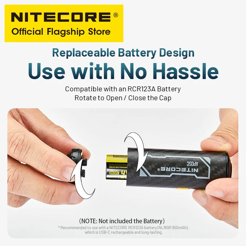 NITECORE AP05C Carbon Fiber Air Pump 23g 2.7 kPa Inflation Deflation for Air Bed Pillows Swimming Ring Camping Flame Booster image 5