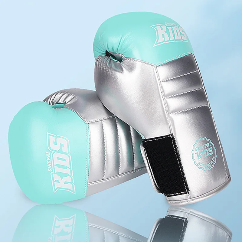 Hot Sale 6oz Kids Children Kickboxing Kick Training Punching Sports Fighting Golves Boxing Glove Hand Protector Guantes De Boxeo