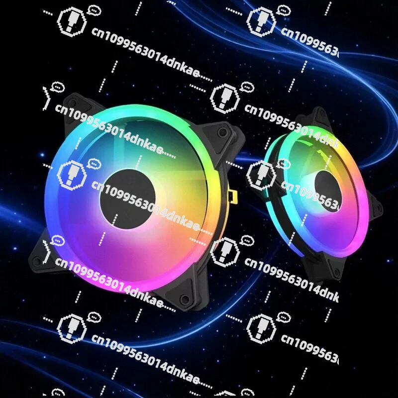 F3T120 ARGB Computer Cooling Fan Host CPU Intelligent 12cm Dual Aperture Shenguang Synchronization