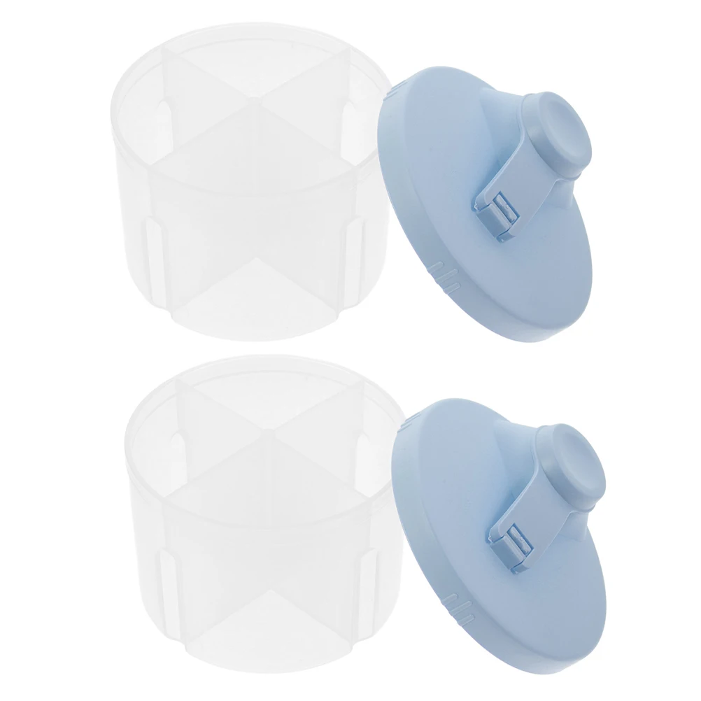 2pcs Portable Milk Powder Box Large Capacity Formula Container Travel Dispenser Reusable Storage Box For Baby Food