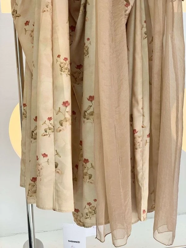 

Retro Improved Women's Carigan Suit Spring Season High Waist Linen Blend Svel Two-Piece Set Ci Walk Suitable Dr