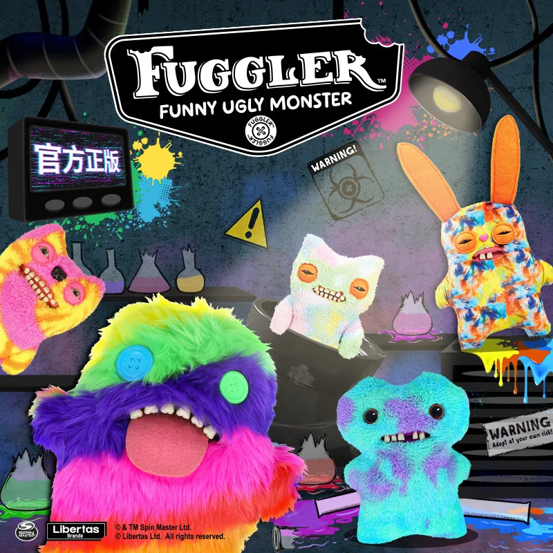 

Genuine In Stock Fuggler Laboratory Freak Series Plush Doll Ugly-Cute Trendy Toy Desktop Decoration Surprise Gift