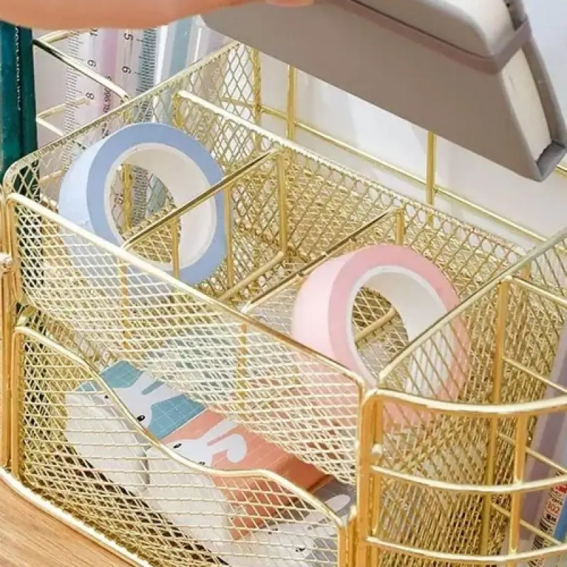 

Скандинавский металлический ящик-перегородка, офисная стойка для файлов из нержавеющей стали 304 и держатель для салфеток в ванной комнате, многофункциональный органайзер