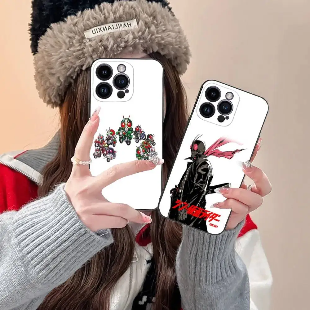 

Anime K-Kamen R-Rider Phone Case For iPhone 16,15,14,13,12,11,Pro,XS,Max,XR,Plus,E,SE4,Mini Black Fashion Cover