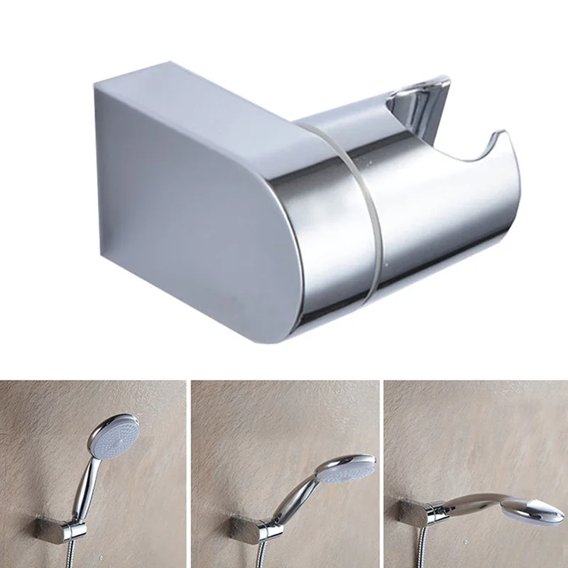 1Pcs Adjustable ABS Chrome Handheld Shower Holder Bracket Rail Bracket Slider  Wall Mounting for  Head