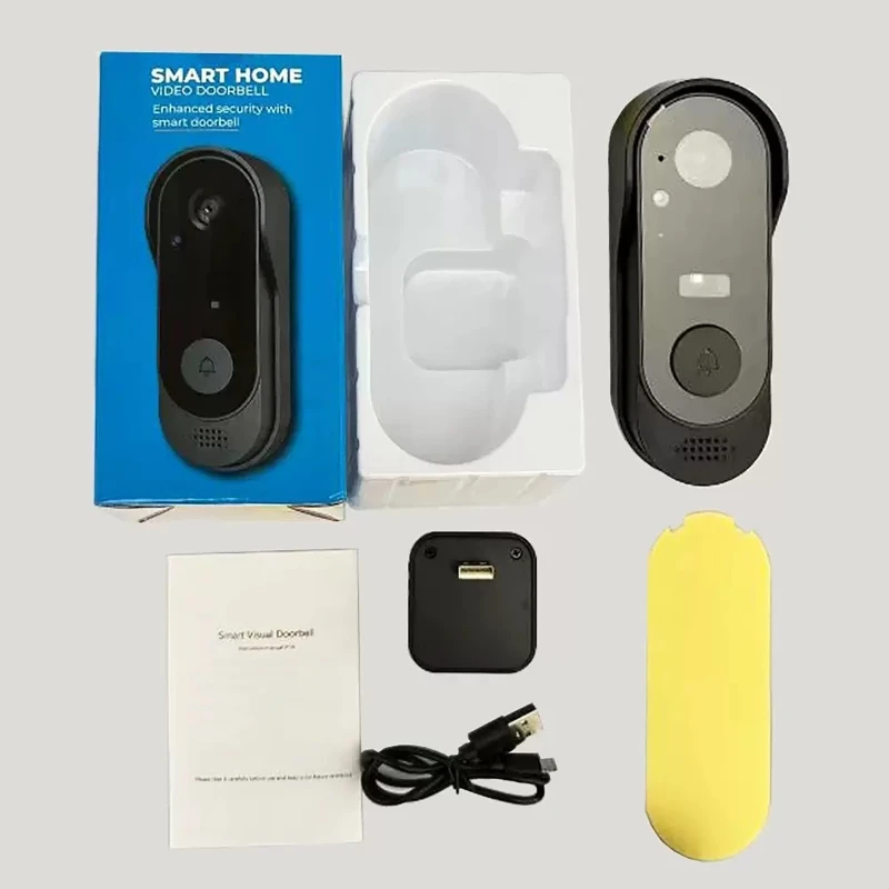 Smart 1080P Wireless Video Doorbell Camera WiFi Door Bell Tuya Smart Home Security Motion Detect Night Vision Intercom Doorbell