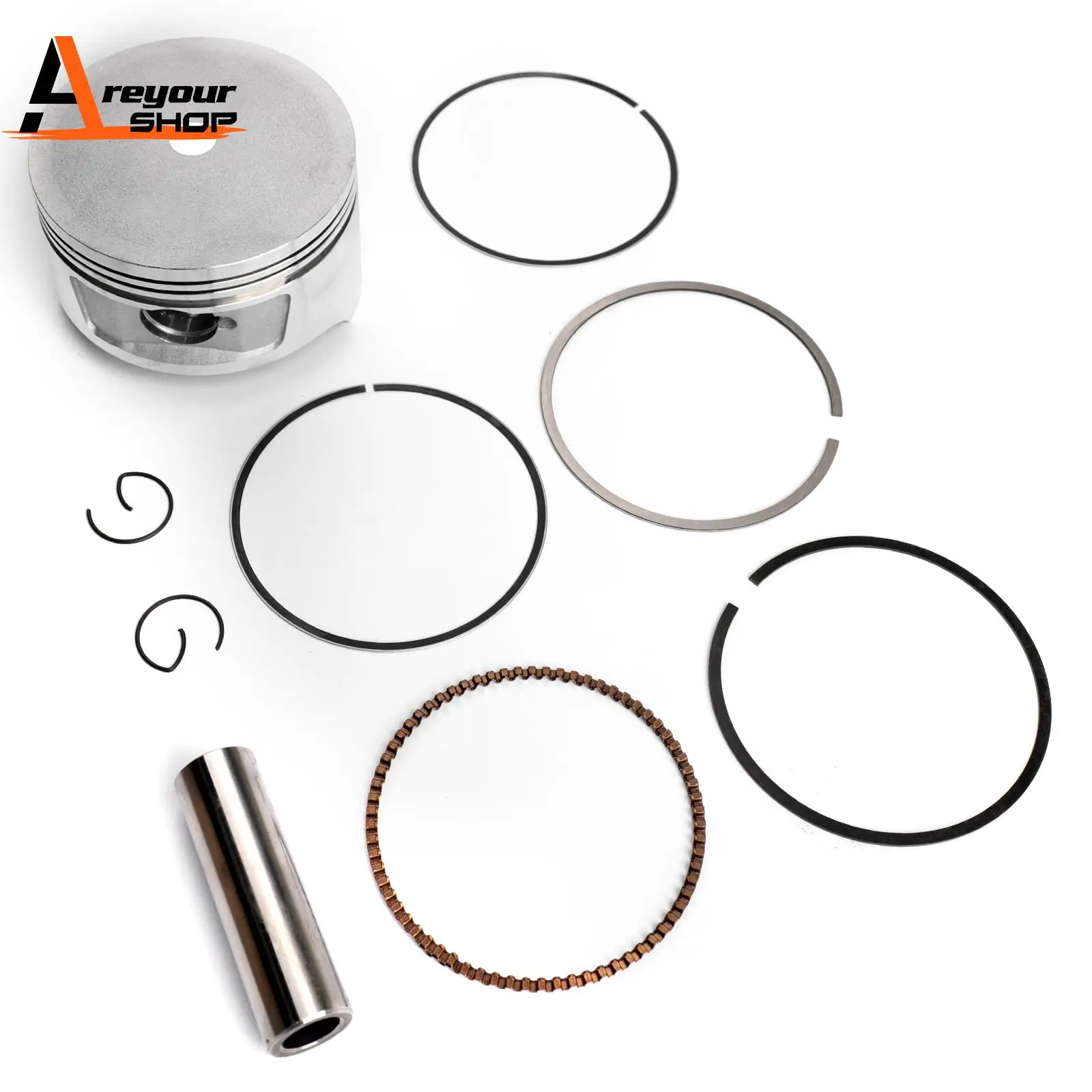 Kit de anillo de pasador de pistón HONDA para Honda CH250 Elite 1985-1988 CN250 Helix 1986-2007 86-07 Kit T CN250/SCOOTER 72,50mm para tamaño