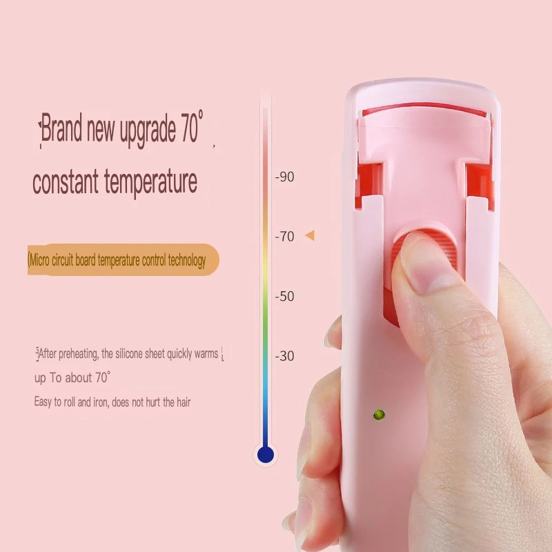 Picture 7: Electric Eyelash Curler Long-Lasting Shaping Magic Mini Heating Device for Beautiful Lashes