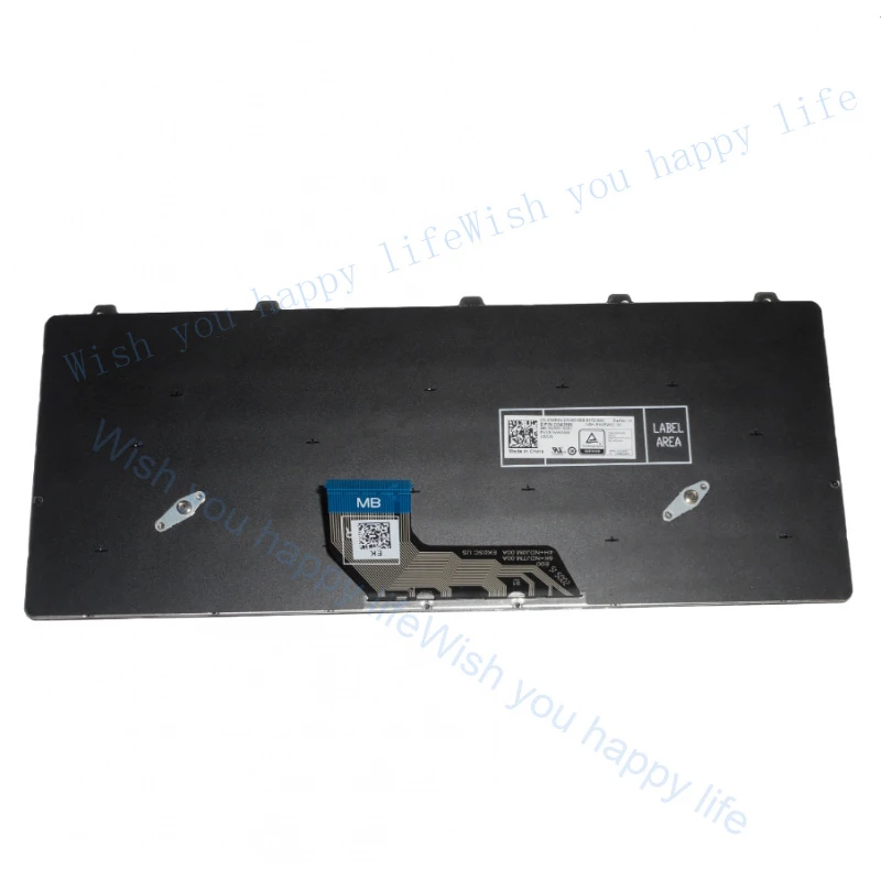 v+  0343NN For Dell Latitude 3380 Laptop Non-Backlit US Keyboard 343NN