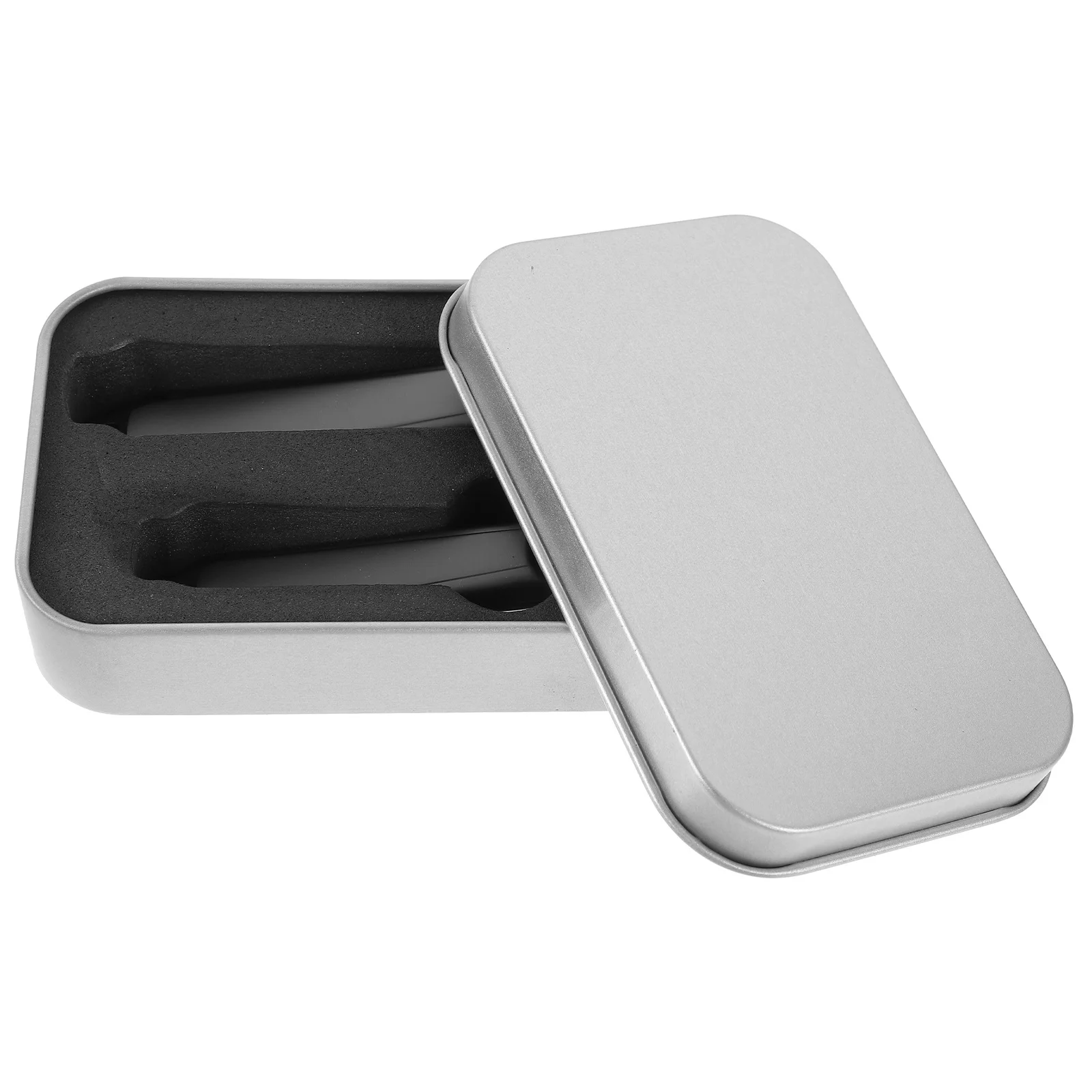 2 قطعة الفولاذ المقاوم للصدأ مسمار كليبرز مجموعة مقبض طويل ل السلس قطع دقيق أدوات مانيكير مجموعة العناية اليومية مسمار التشذيب