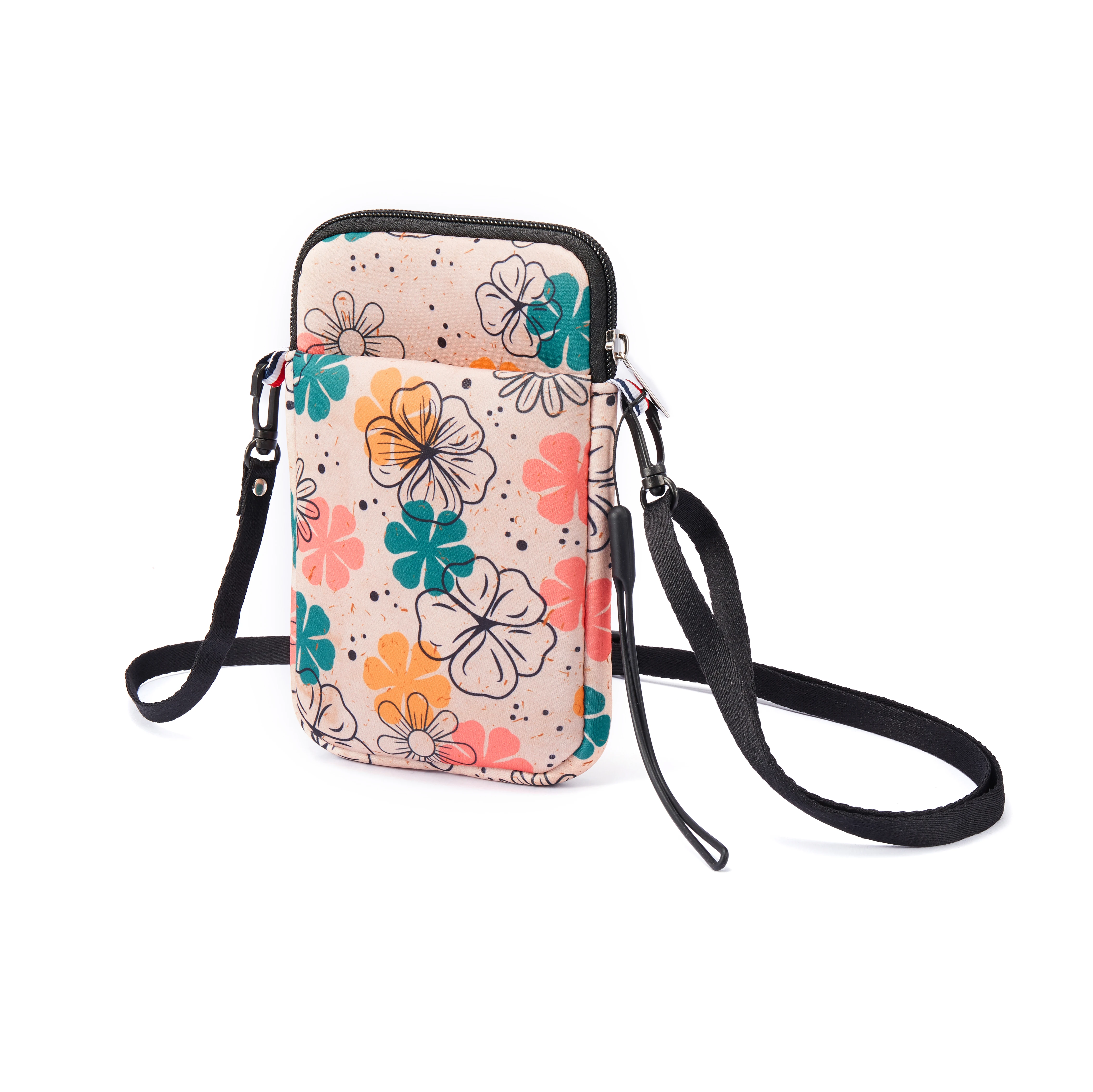 Mobile phone storage bag with rope can be slung diagonally, miscellaneous bag, coin purse, key bag, glasses bag, miscellaneous s