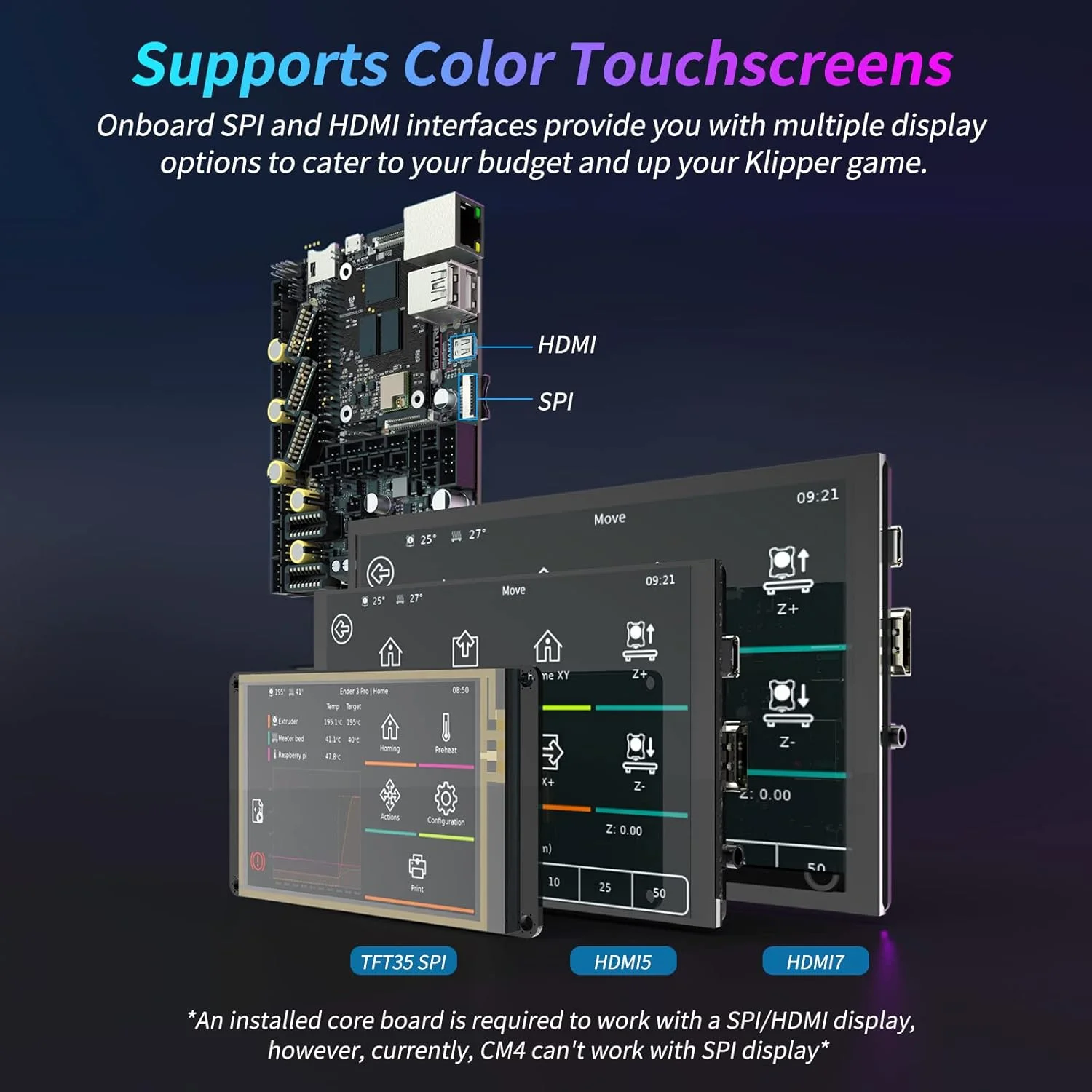 

BIGTREETECH Manta E3EZ 32Bit Motherboard TFT35 SPI Touch Screen Raspberry Pi Upgrade For Ender3 V2 Ender5 Pro 3D Printer VS M8P