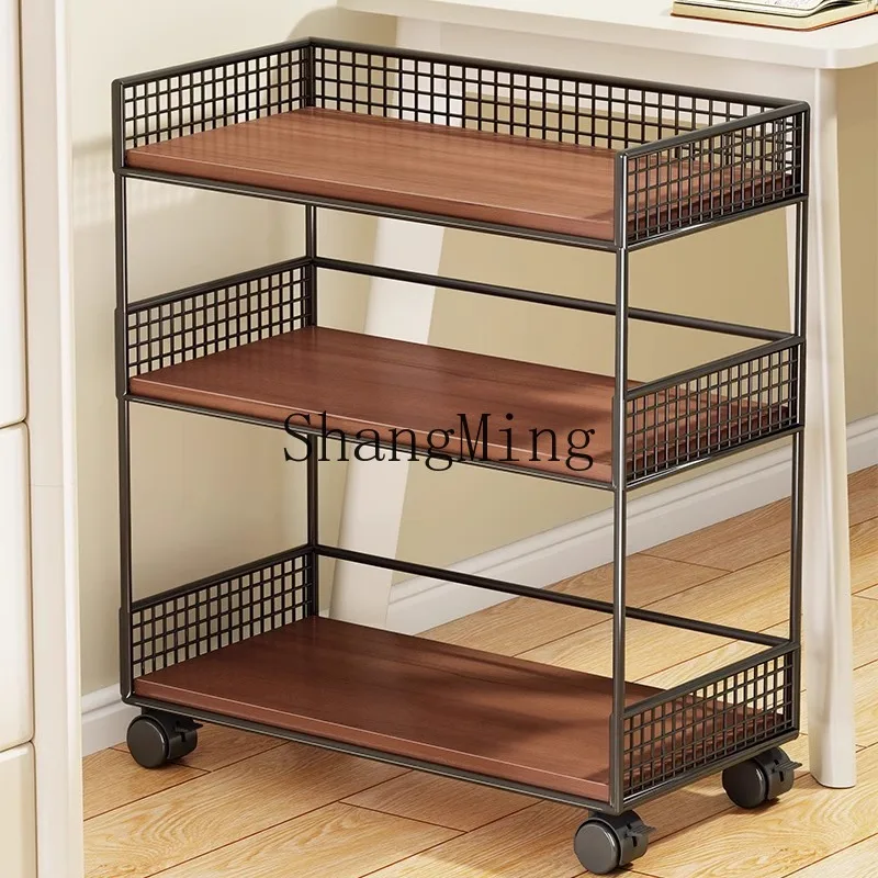 FG good-looking  Bookshelf Office Documentation Removable Storage Organizing Shelf Multi-layer Locker