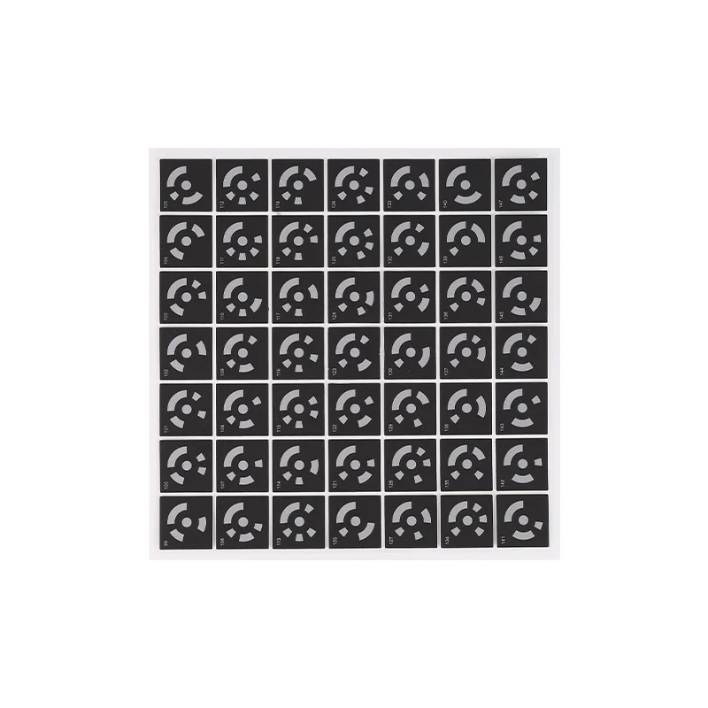 Photogrammetry, 3D Scanning, Marking, Calibration, Target Marking, Fan-shaped Circular Viscous Magnetic Reflective Coding