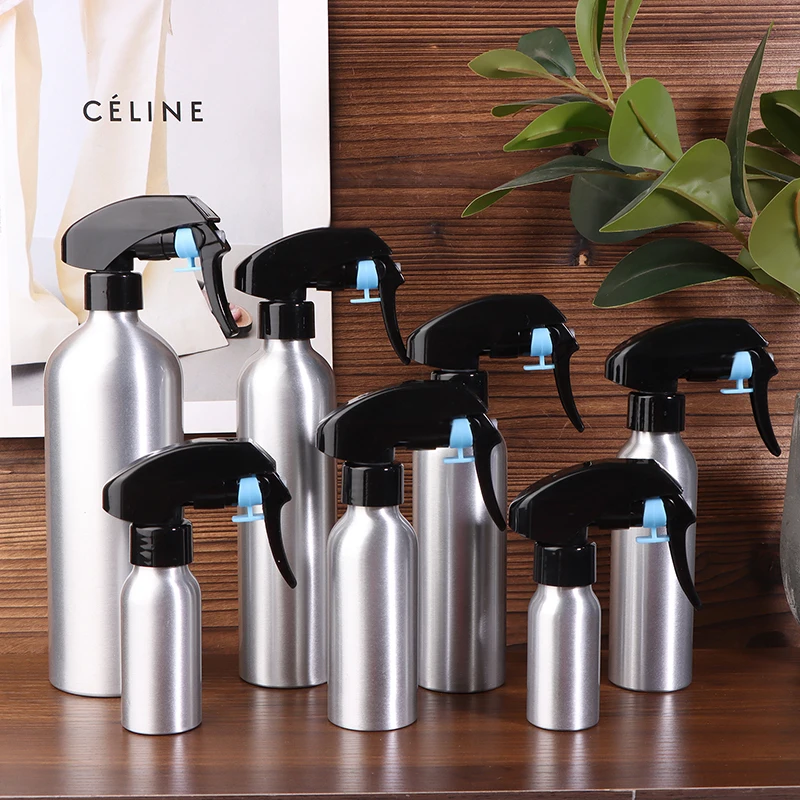 Пустой многоразовый контейнер для дезинфицирующего средства, распылители, алюминиевая бутылка с насосом, высококачественная коррозионностойкая портативная бутылка с насосом