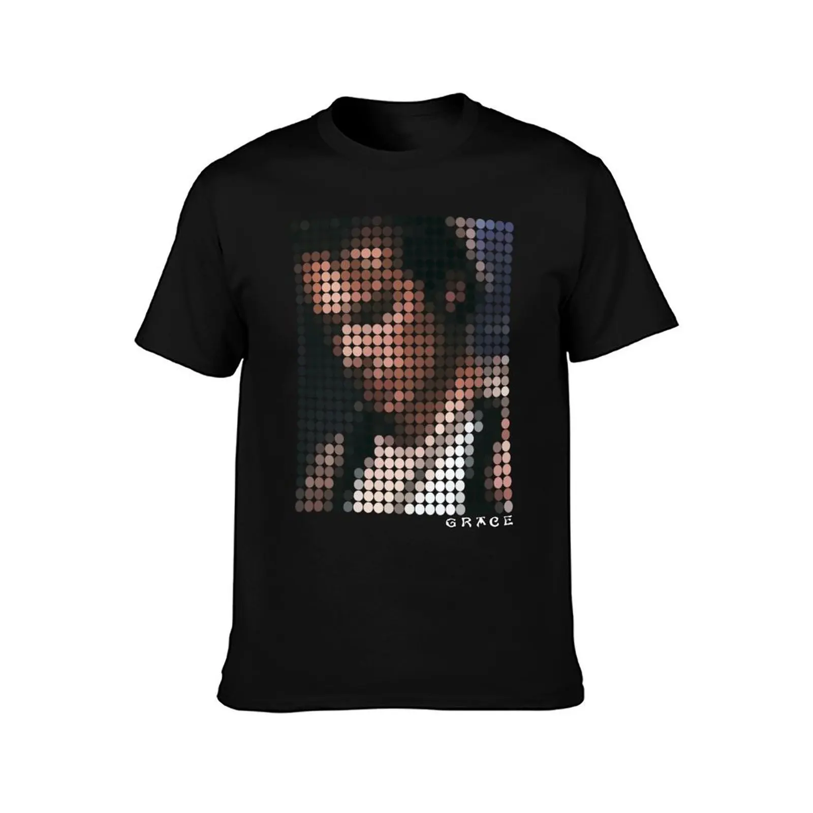 Jeff Buckley Grace Dots T-Shirt Running Performance Short Sleeve Tee T-Shirt