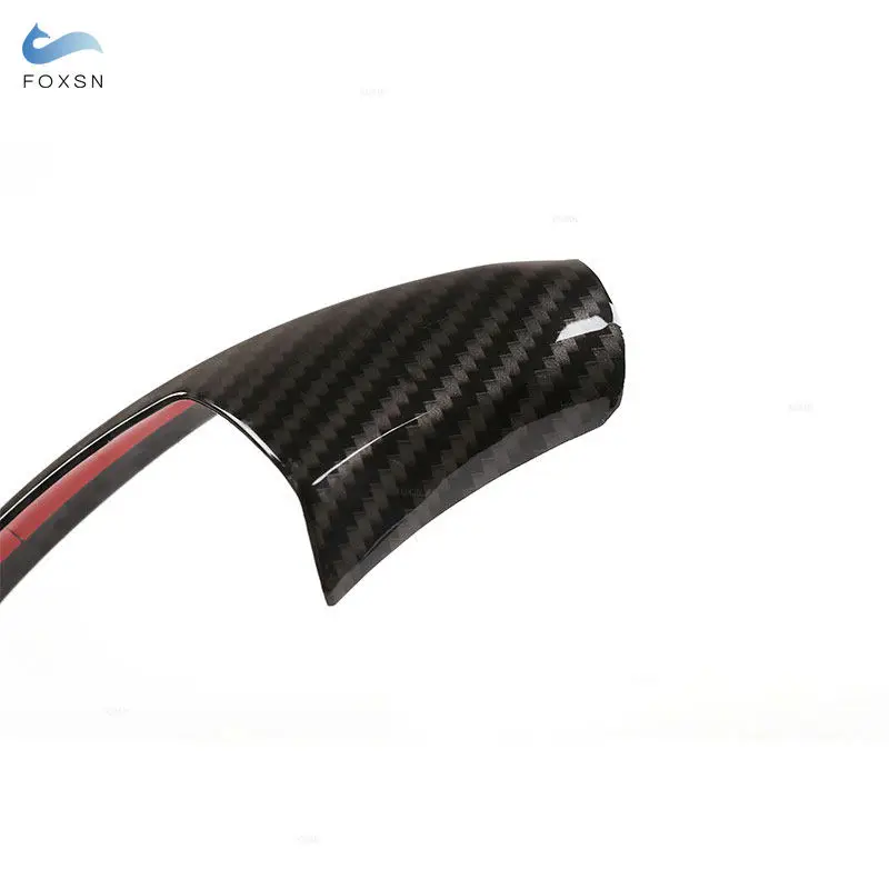 ABS Carbon Fiber Car Gear Shift Gear Knob Head Cover Trim For BMW 1 2 3 4 5 6 Series F20 F21 F22 F30 F15 F16 X3 X4 X5 X6 LHD
