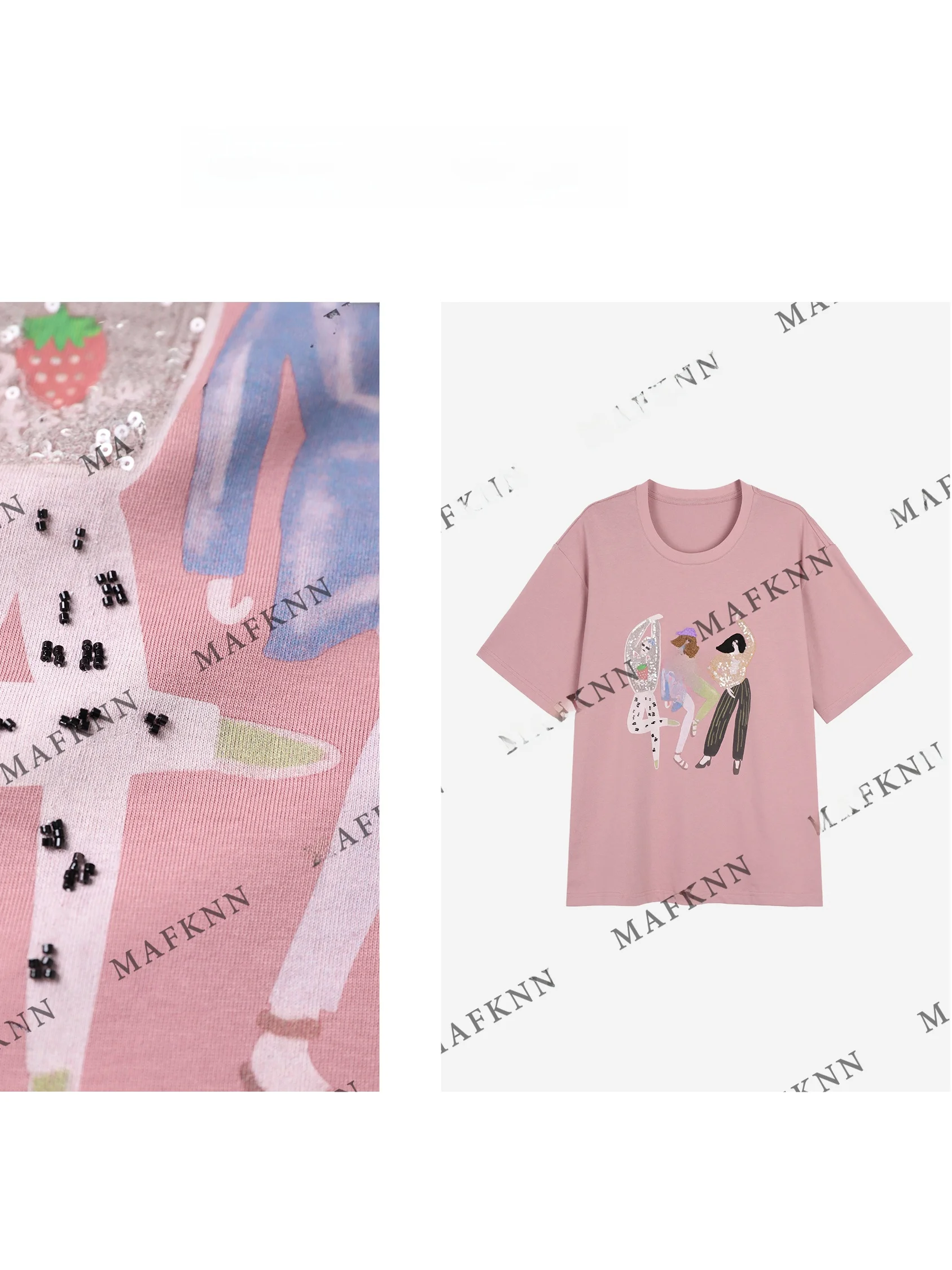 

JiJi Private Label plus Size Casual Loose ort Sve round Ne T-irt Women's Summer Faionable Top ape Fit