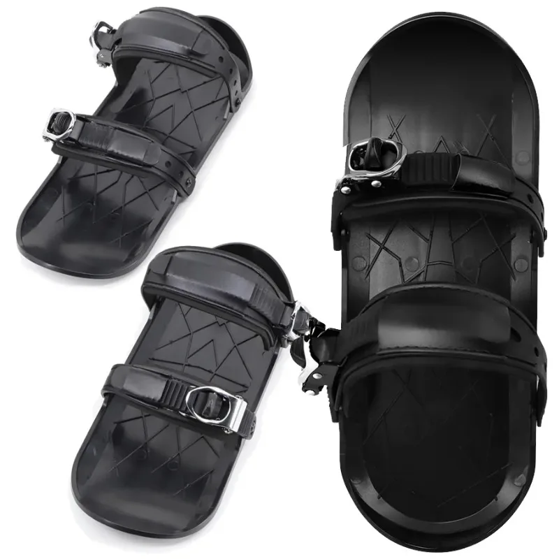 Snowblades for Winter Outdoor Sports  Lighten Up Mini Short Ski Skates Winter Skating Ski Shoes Portable Short Shoe