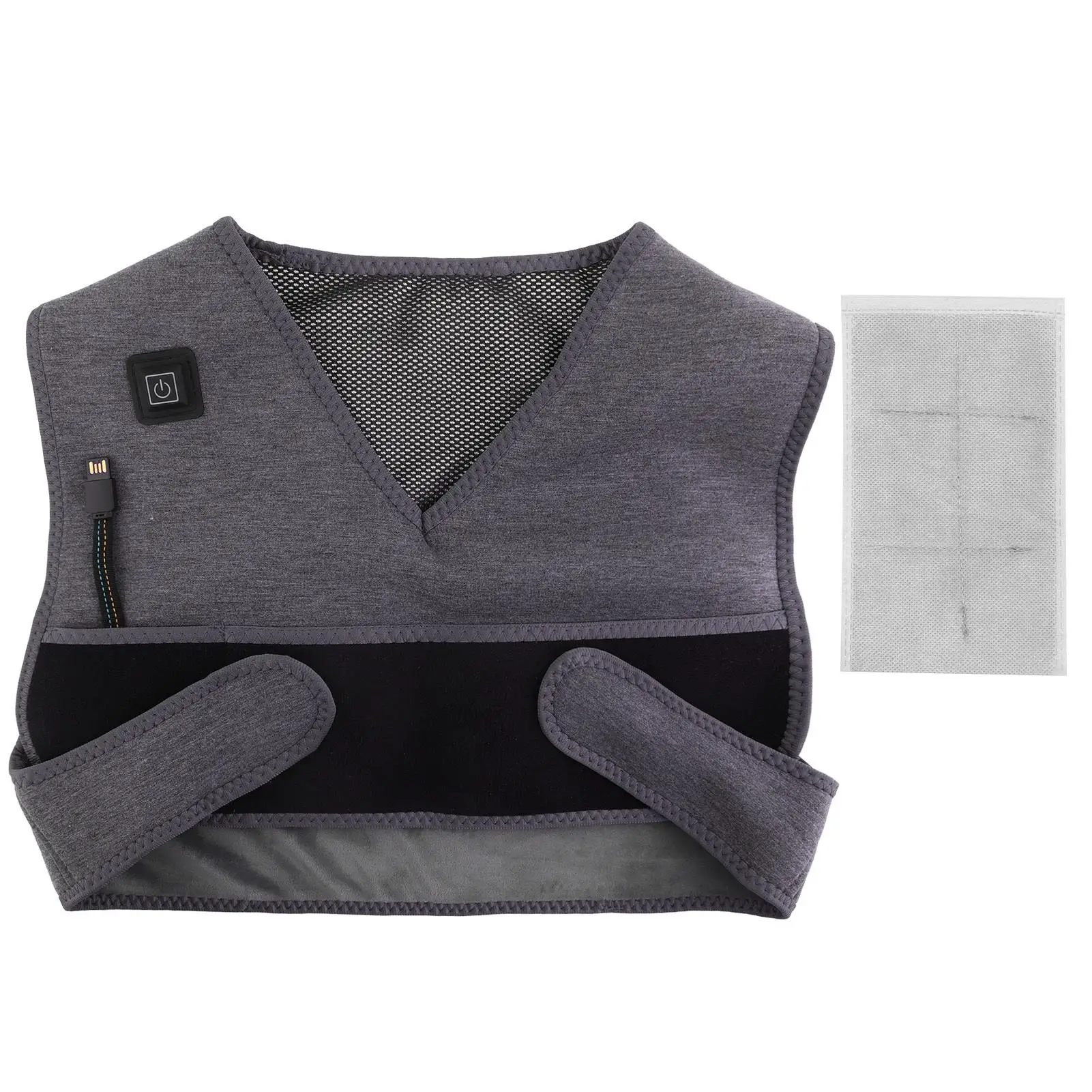 

Neoprene Electric Heating Vest Intelligent Body Warmer Moxibustion Portable for outdoor Activities Camping Hiking