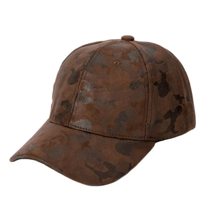 Outdoor Sports Camping Hunting Men\'s Camo Baseball Cap Snapback Hat Dark Green Brown Gray Black Red