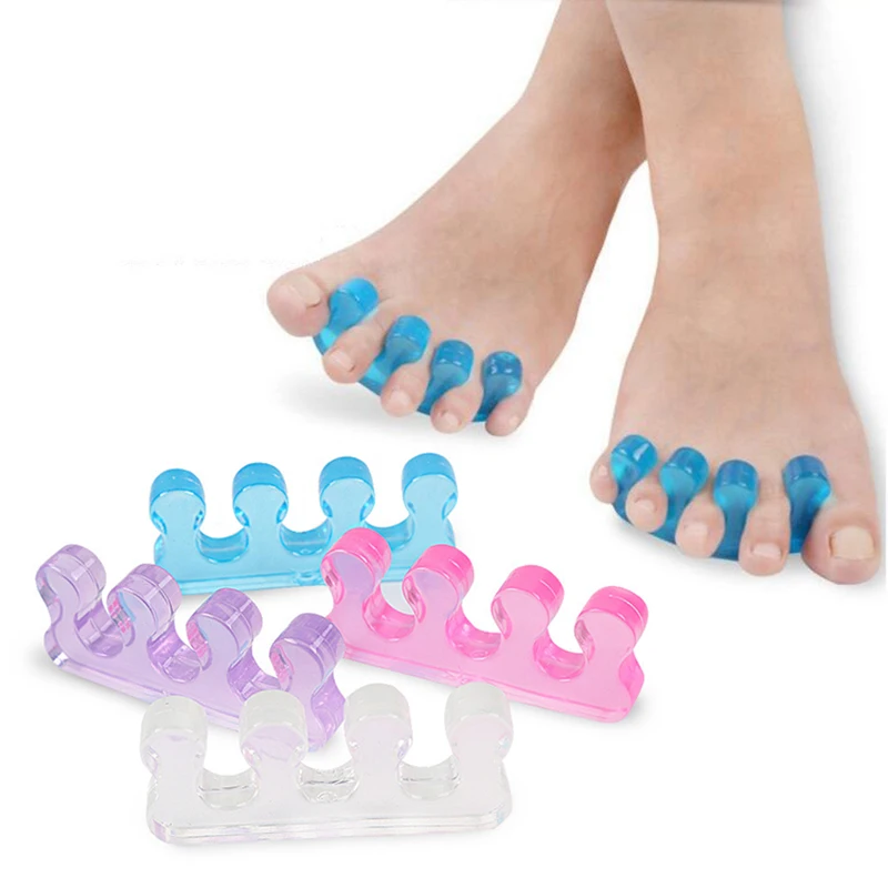 New Silicone Toe Separator Toes Rehabilitation Hallux Valgus Care Toes Corrective Orthotics Toes Overlapping Separators