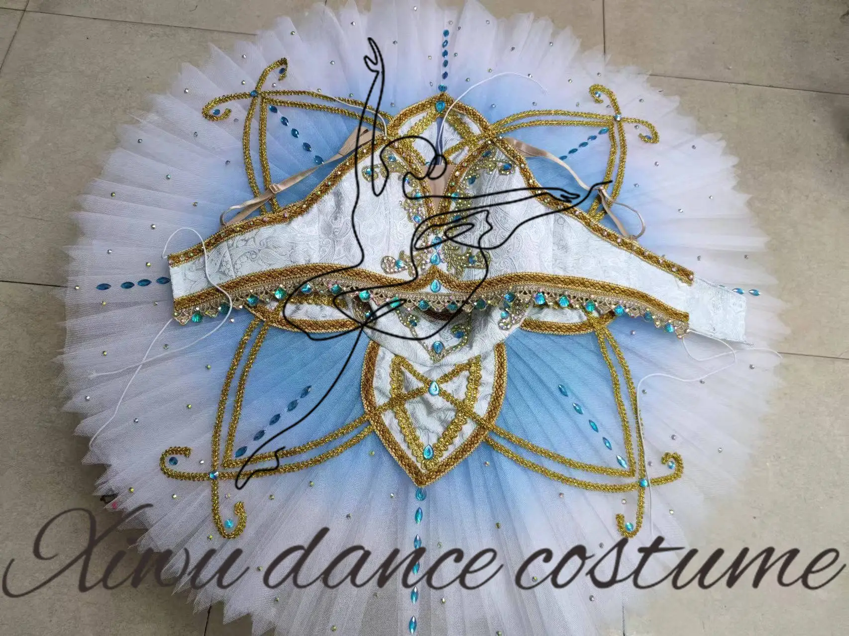 Professional high-quality custom-size ballet performance ballet costume high-end competition ballet dress