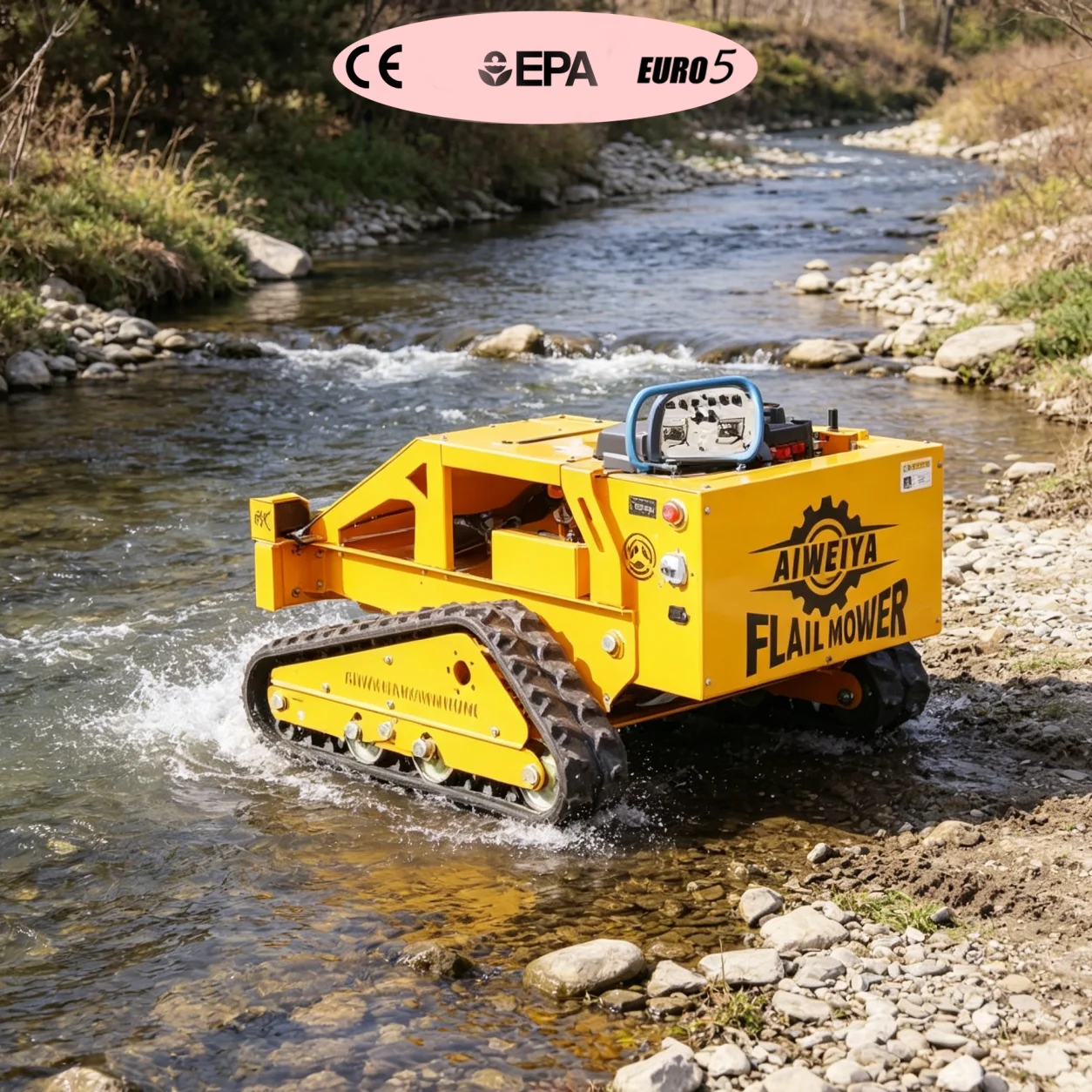 Customized Durable Automatic Robotic Grass Cutter Smart Energy-Saving Lawn Mower Home Commercial Yard flail mower