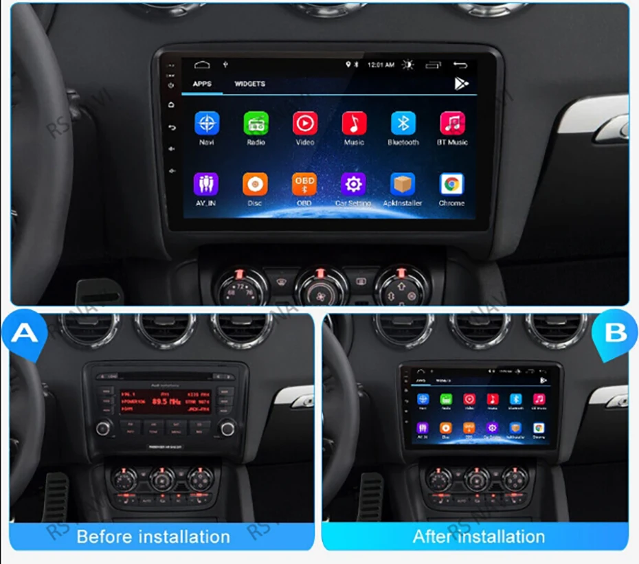 Android 16 Für Audi TT 2 8J 2006-2014 2K QLED Android Autoradio Multimedia-Videoplayer GPS AI-Sprachsteuerung CarPlay Haupteinheit 4G Stereo – Detail 2