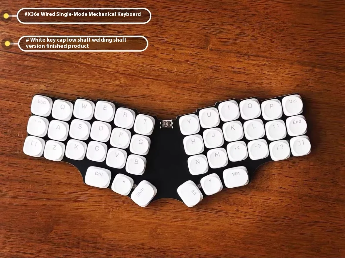 X36a Keyboard Corne V4 Layout Wired 42keys Integrated Ergonomic Mechanical Keyboard Support Qmk Vial Custom Gamer Accessory